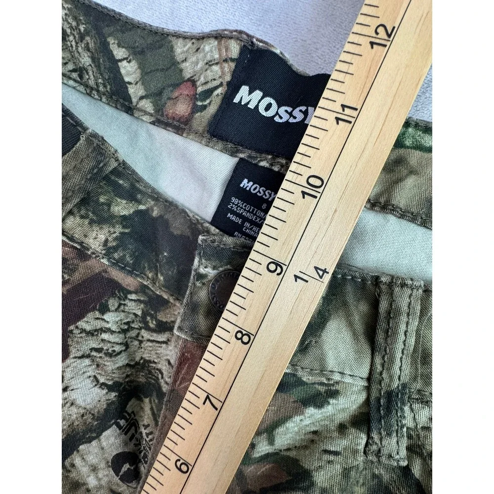 Mossy Oak Break-Up Infinity Camo Pants‎ Womens 8 Brown Green Bootcut Stretch